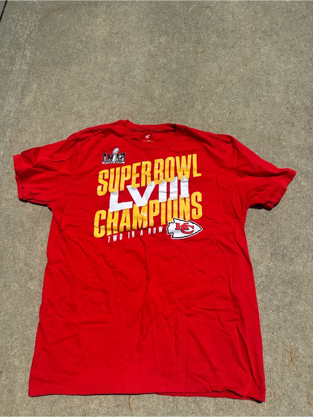 Fanatics Red Kansas City Chiefs Championship Graphic Tee